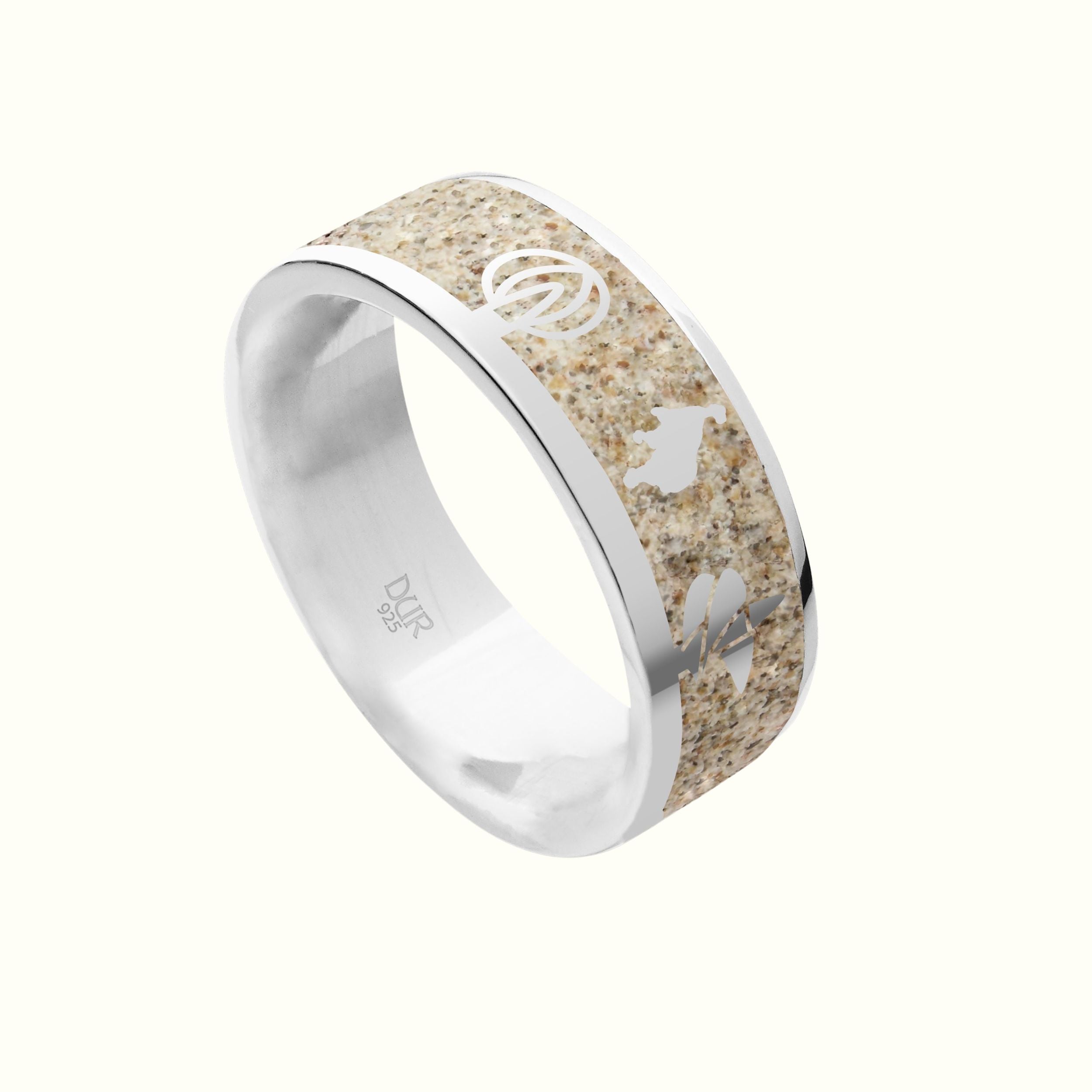 fingerring von dur strandsand