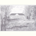 Bleistiftzeichnung vom Schloss Schorssow