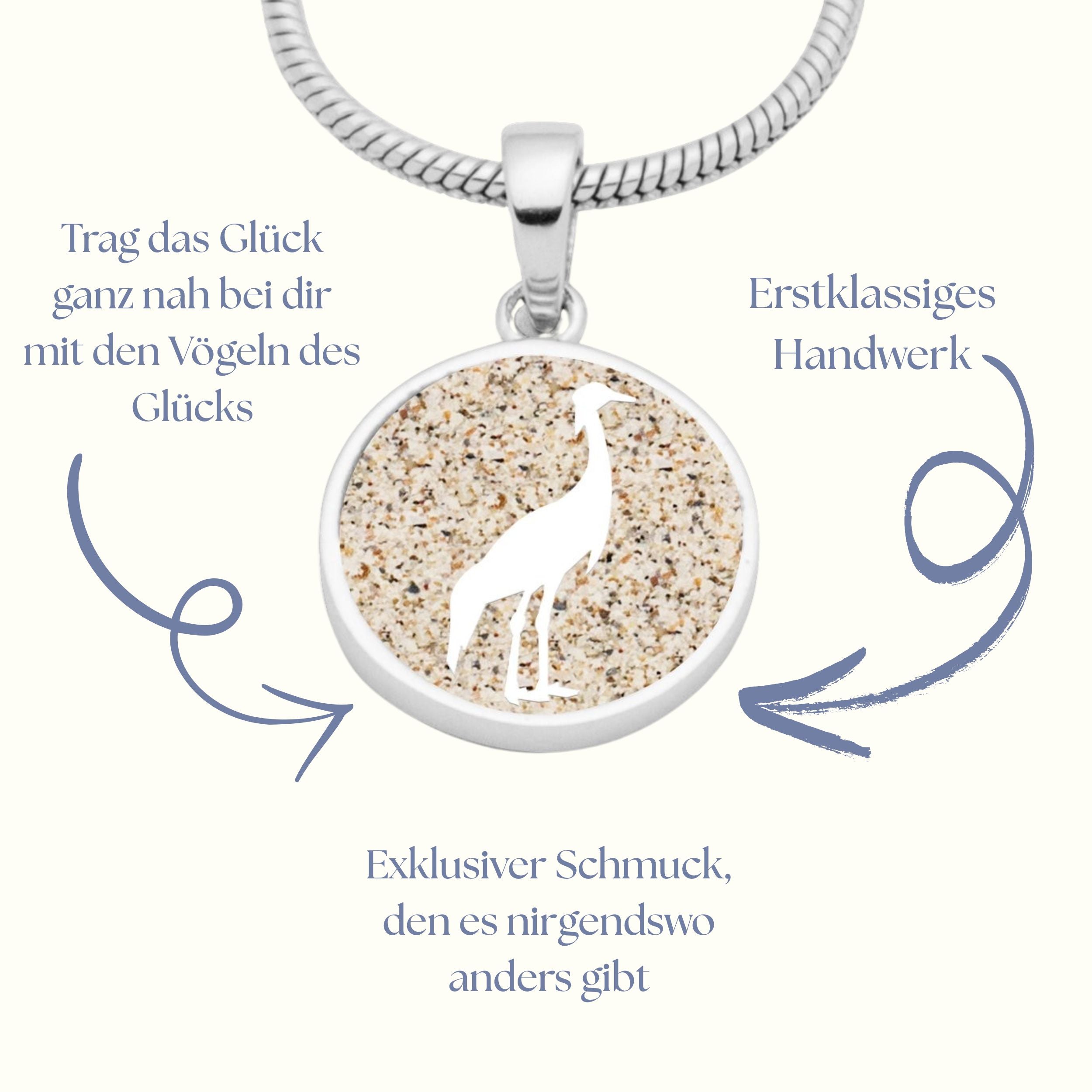 kettenanhaenger mit dem vogel des gluecks