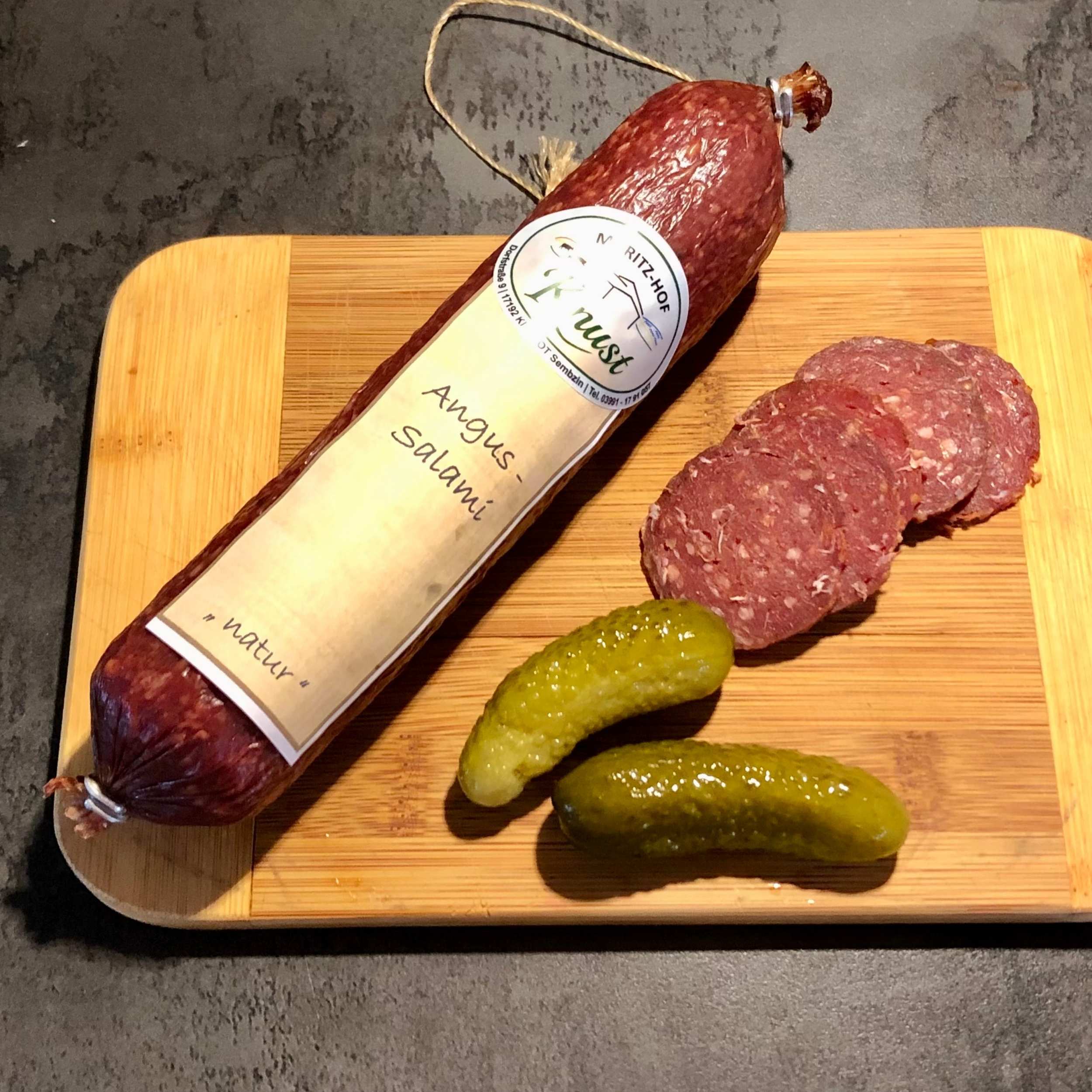 Rindersalami natur